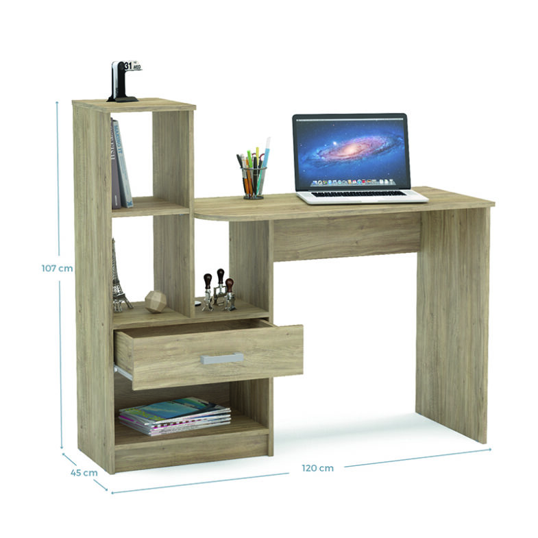 Escritorio León Paris medidas – escritorio moderno para home office