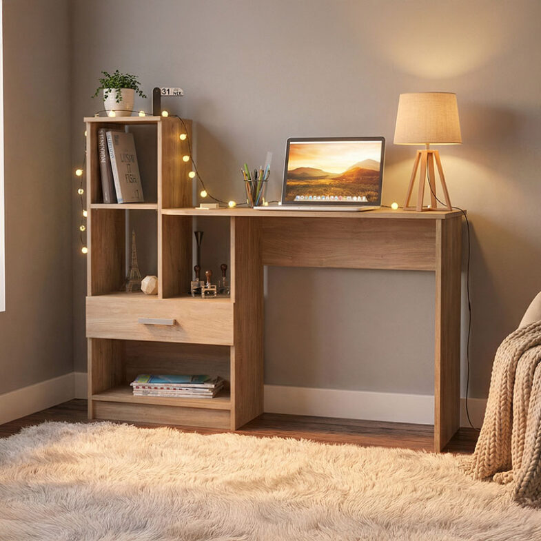 Escritorio León Paris en ambiente decorado – escritorio funcional y moderno