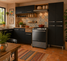 Cocina modular Emilly Dark