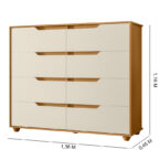 Cómoda Doble Evo medidas – cómoda amplia de dormitorio