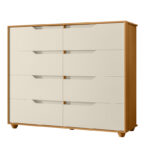 Cómoda Doble Evo vista lateral – cómoda amplia de dormitorio