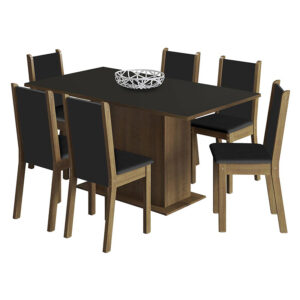 Comedor Suecia Dark 6s