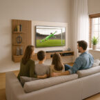 Panel Bento Light 60" con personas – elegante y moderno