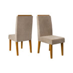 Silla tapizada Comedor Argo Lia 6S – asiento confortable en comedor