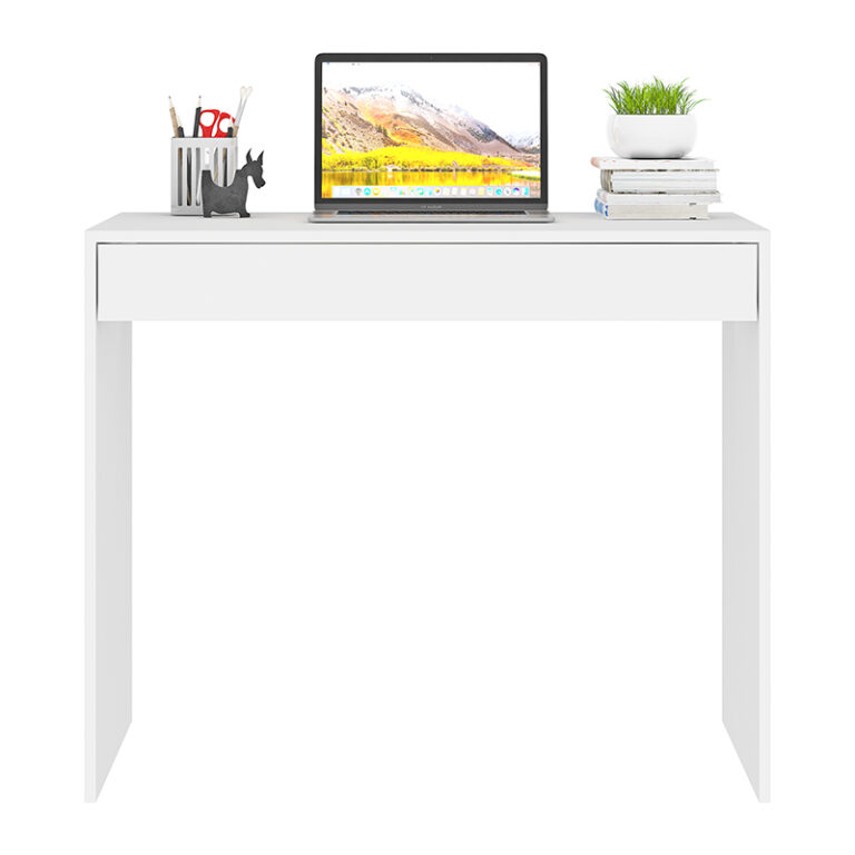 Escritorio New Sparrow vista frontal – diseño limpio