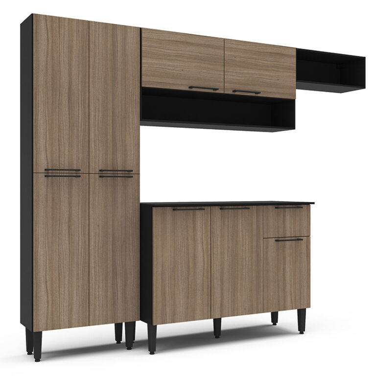 Cocina modular en acabado Rustic – beneficios de las cocinas modulares