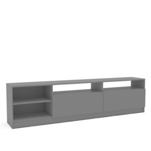RACK TV MOYAN GREY 75" 2 PUERTAS