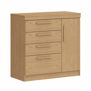 COMODA LILLE BROWN 3C 2P