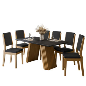 COMEDOR FER CAROL DARK 6S