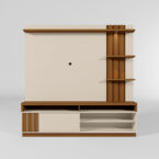 Home TV Mariana 55 vista frontal – panel con luz LED