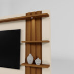 Detalle luz LED Home TV Mariana – repisa iluminada