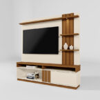 Home TV Mariana 55 vista lateral – panel con luz LED