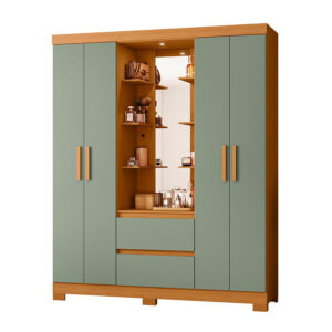 CLOSET OLÍMPIA 4P 2C VERDE