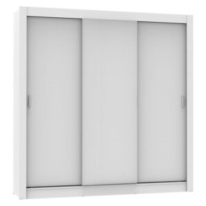 CLOSET MONACO 3 PUERTAS CORREDIZAS BLANCO