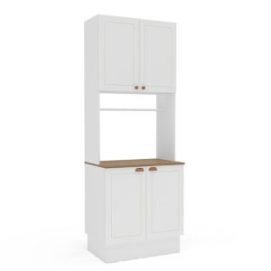 Despensa Perola  4P Blanco/Cafe