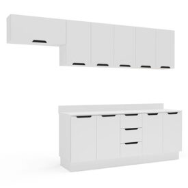 Cocina Modular Meena Delta 10P 3C Blanco