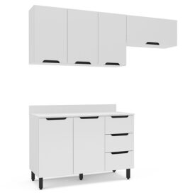 Cocina Modular Meena Delta 6P 3C Blanco