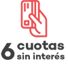 6 cuotas sin interés