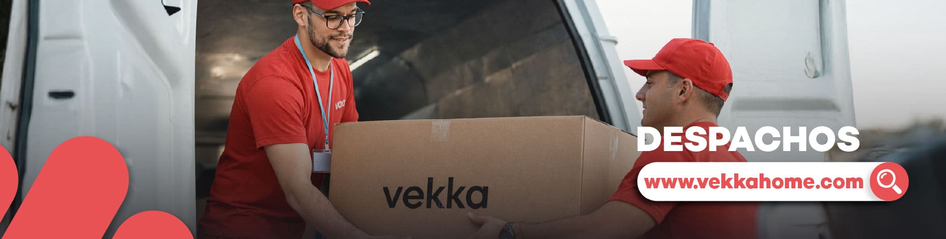 Entrega de muebles VekkaHome en domicilio