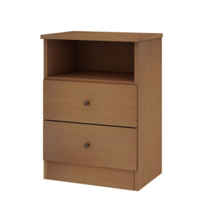 Velador Irlanda 2 Cajones Cafe